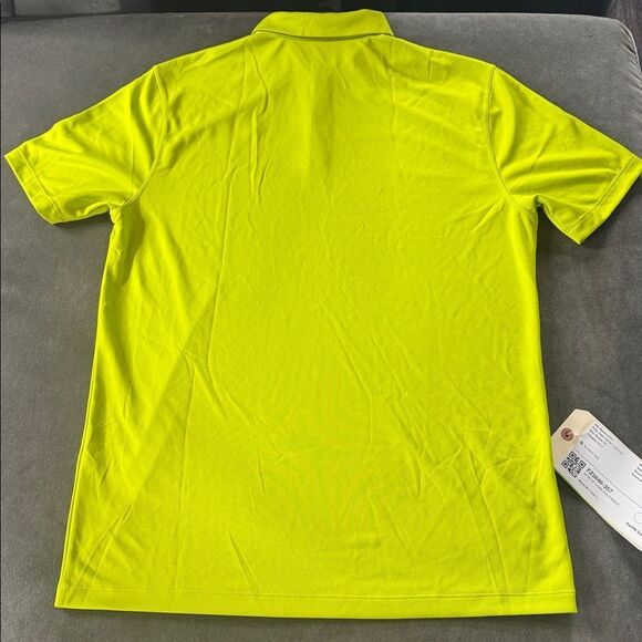 Nike Men's Short Sleeve Dri-Fit Core Golf Polo Shirt Bright Cactus M NEW *Sample - Picture 9 of 9